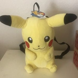 Pokemon Pikachu plush backpack